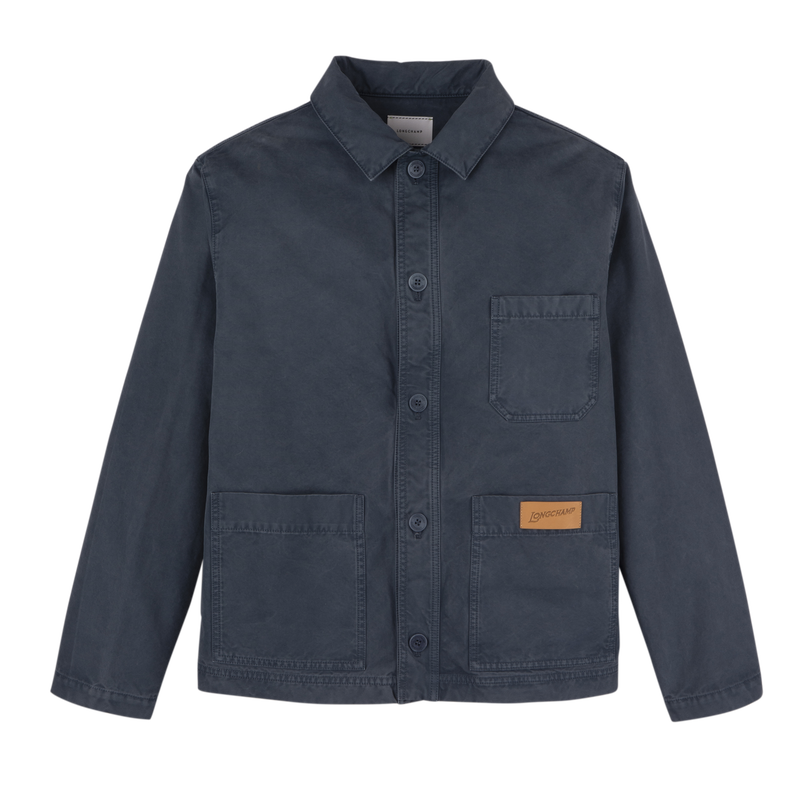 Giacca , Cotone sovratinto - Ardesia  - View 1 of  5