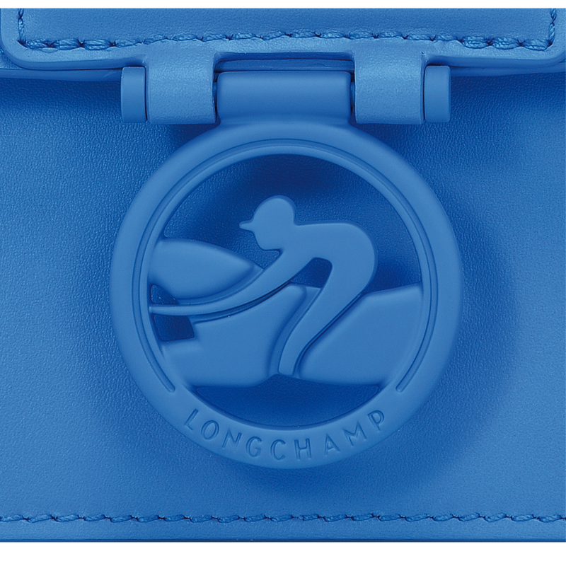 Sac bandoulière XS Box-Trot , Cuir - Cobalt  - Vue 5 de 5