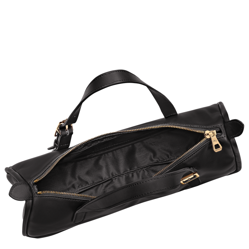 Borsa da spalla L Looong , Pelle - Nero  - View 5 of  6