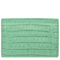 Longchamp Pocket Compact wallet , Mint - Leather