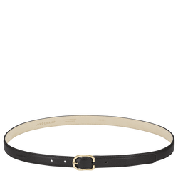 Le Foulonné Ladies' belt , Black - Leather