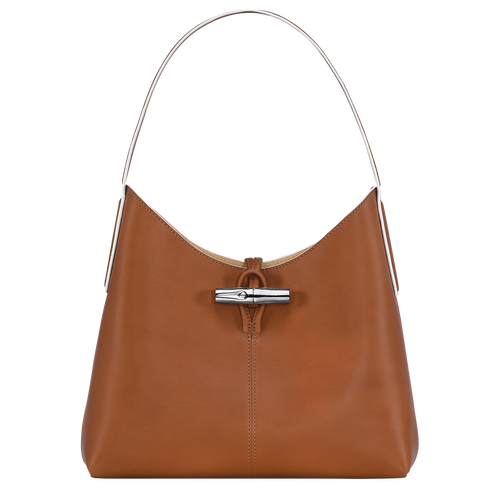 Roseau M Hobo bag , Cognac - Leather - View 1 of  6