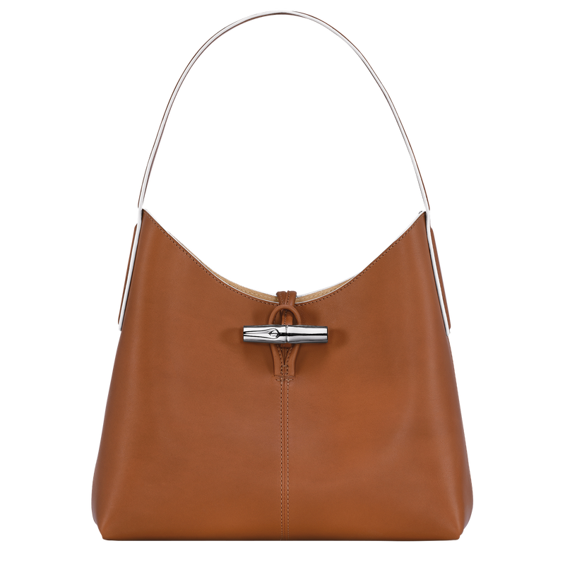 Roseau M Hobo bag , Cognac - Leather  - View 1 of  6