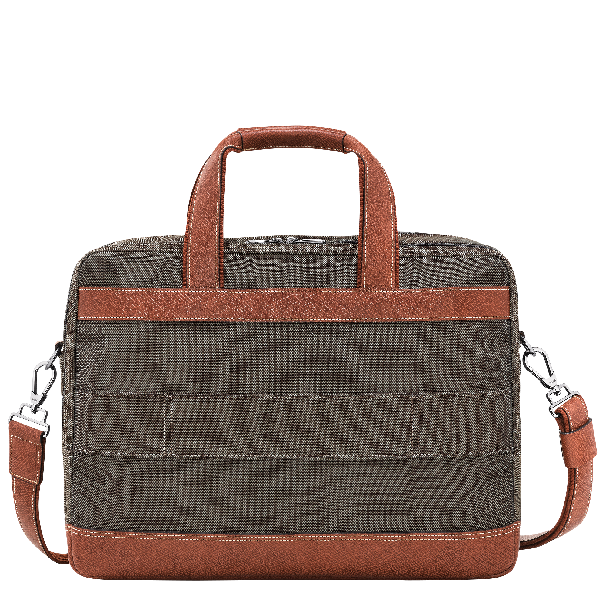 Boxford L Briefcase Brown - Recycled canvas | Longchamp US Boxford L Briefcase Brown - Recycled canvas | Longchamp US