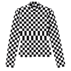 Sweater, Black/White