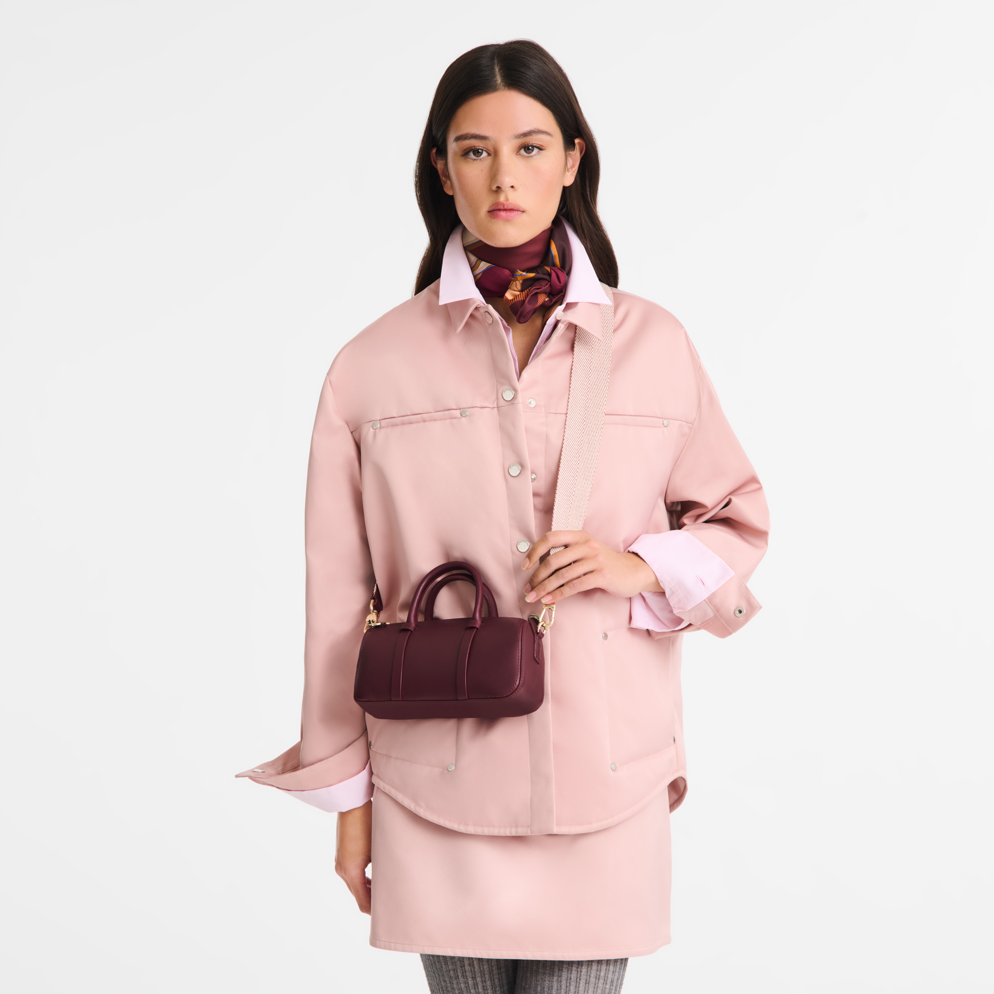 デイロング S ハンドバッグ ポムグラネート - レザー デイロング S ハンドバッグ ポムグラネート - レザー