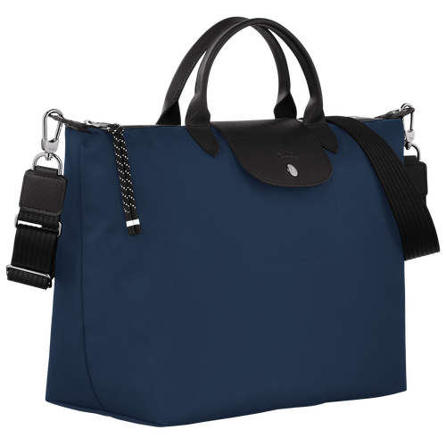 Le Pliage Energy XL Handbag , Navy - Recycled canvas - View 2 of  4