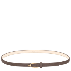 Le Foulonn&eacute; Ladies' belt , Taupe - Leather