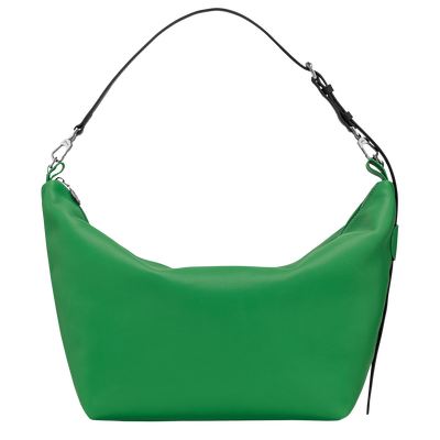 Schultertasche M Le Slouchy , Leder - Grün