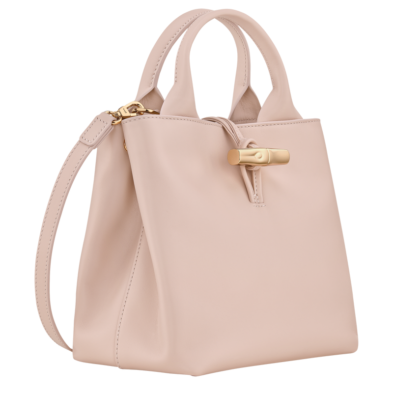 Le Roseau S Handbag , Petal Pink - Leather  - View 3 of  7