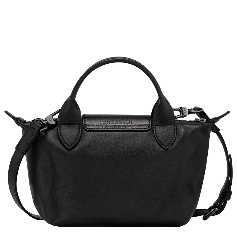 Le Pliage Xtra 手提包 XS , 黑色 - 皮革  - 查看 4 6
