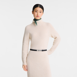 Le Roseau Ladies' belt , Black - Leather