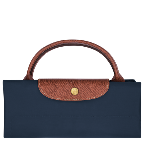 Le Pliage Original M Travel bag , Navy - Recycled canvas - View 7 of 7