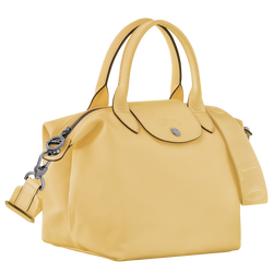 Le Pliage Xtra Tas met handgreep aan de bovenkant S , Tarwegeel - Leder