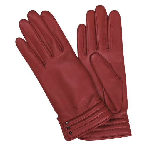 Gants femme, 608 Vermillon Vue 2 de Gants femme, 608 Vermillon, hi-res