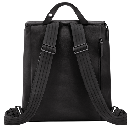 Longchamp 3D M Backpack , Black - Leather - View 4 of  5