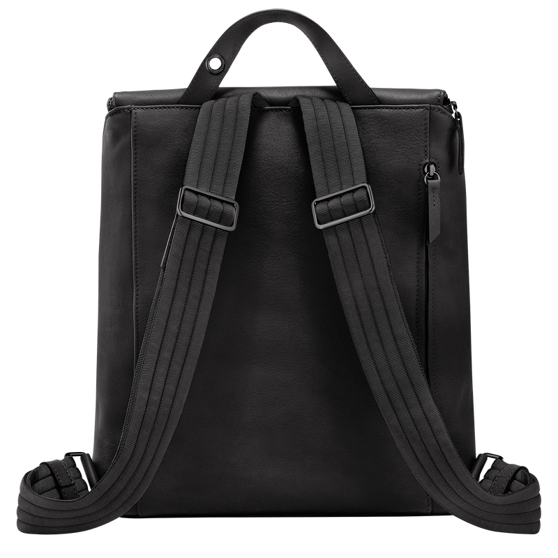 Longchamp 3D M Backpack , Black - Leather  - View 4 of  5