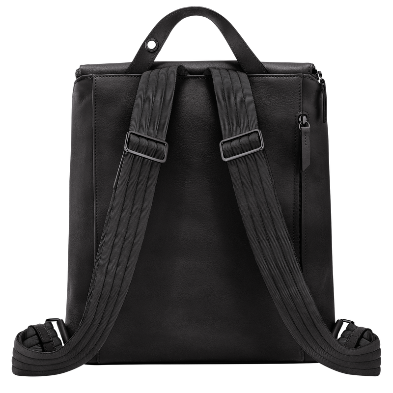 Longchamp 3D M Backpack , Black - Leather  - View 4 of  5