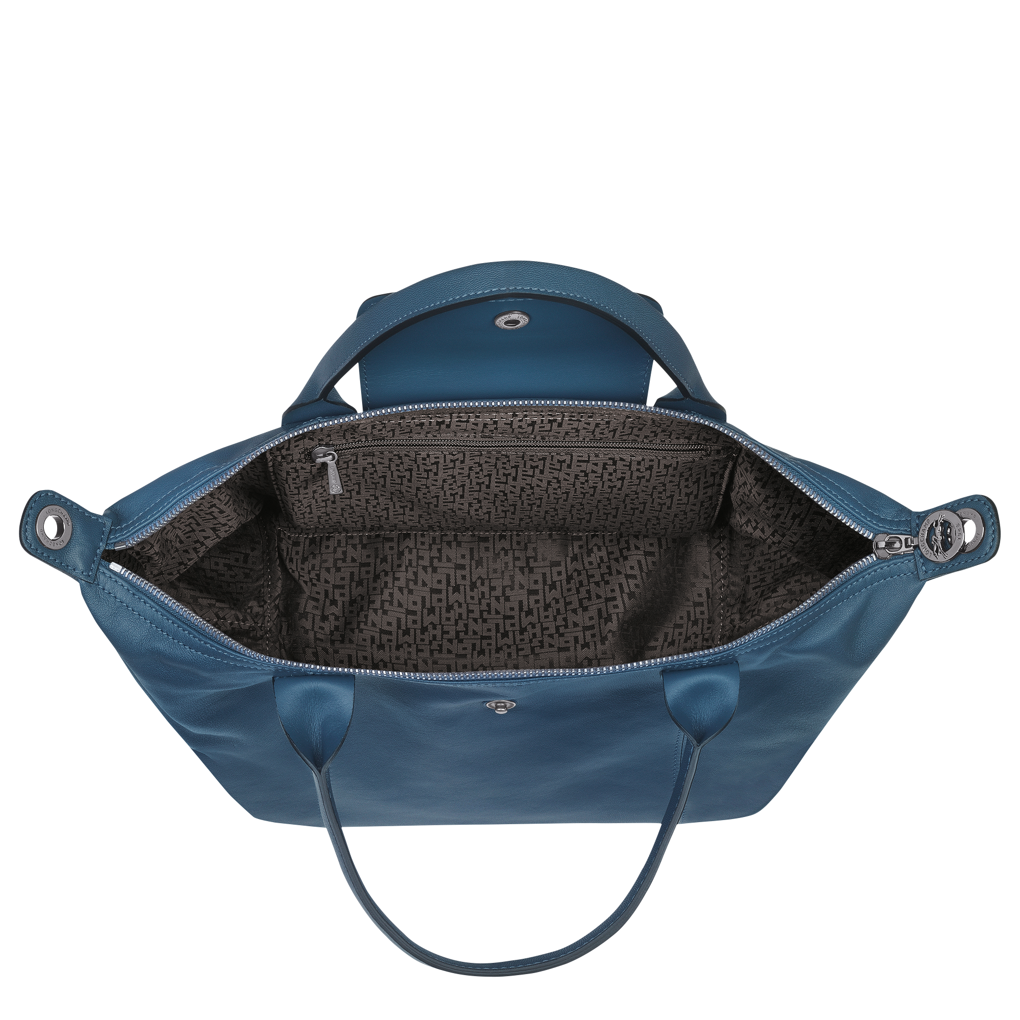 longchamp le pliage leather tote