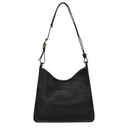 Bolsa com Alça Longchamp Hobo Nylon Preto Original - BIOD34