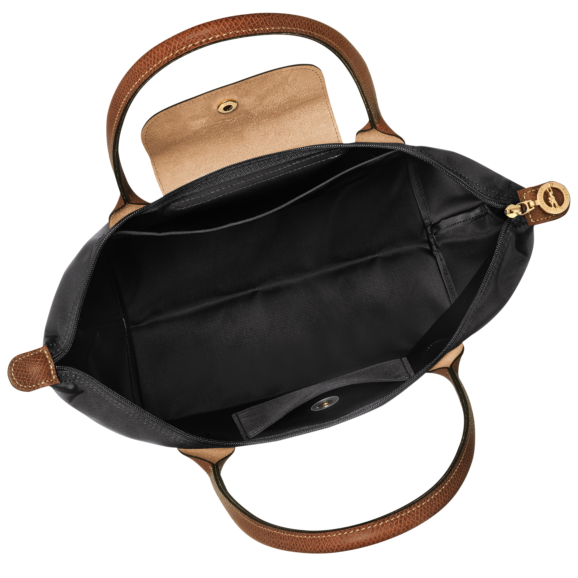 Le Pliage Original Schoudertas M, Zwart