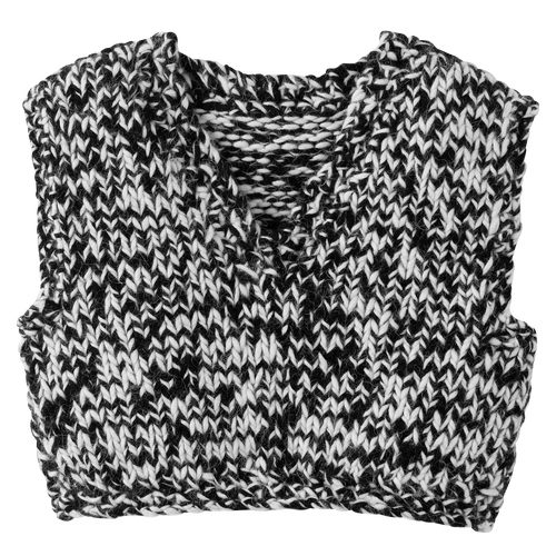 Pull, Noir/Blanc Vue 1 de Pull, Noir/Blanc, hi-res