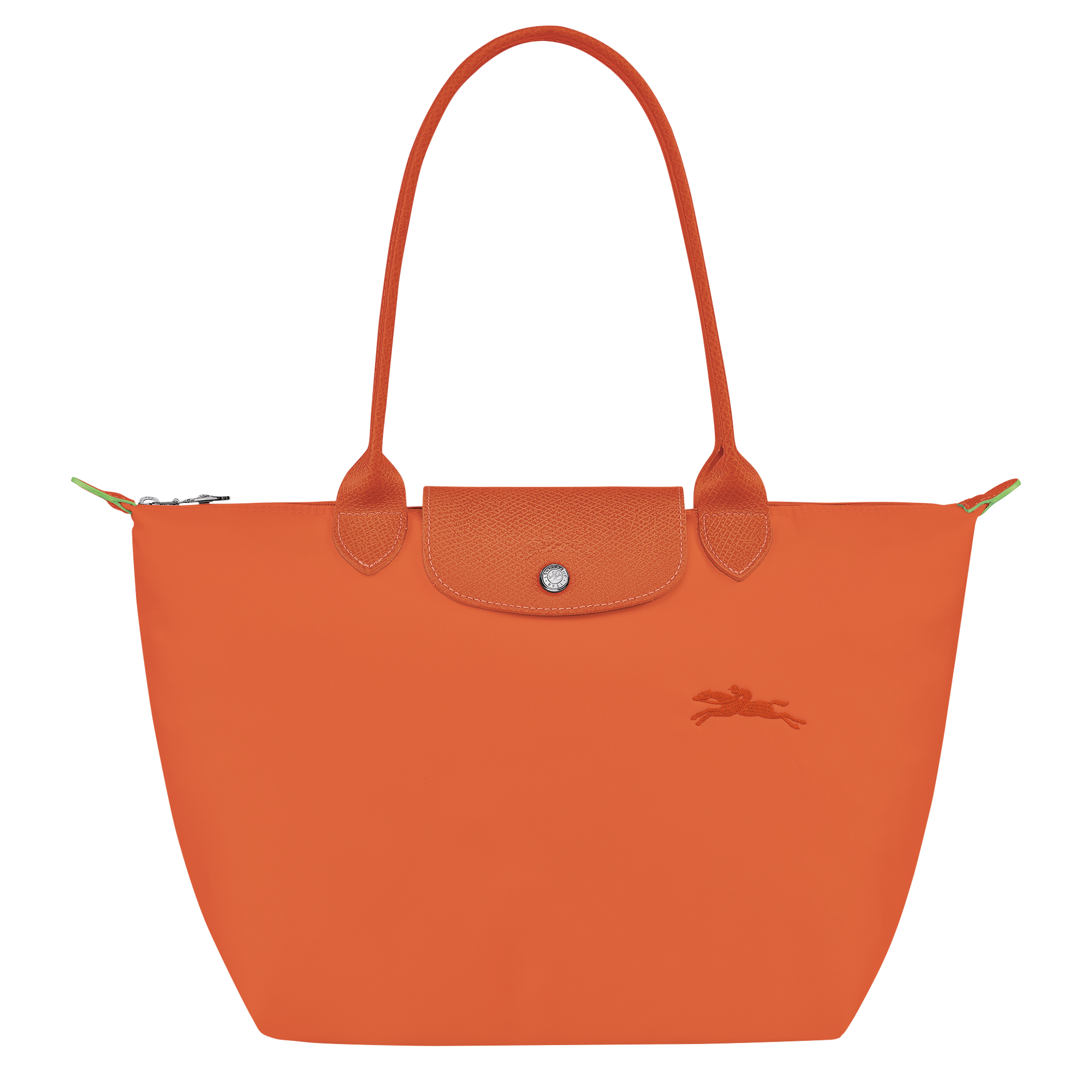 Le Pliage Green 肩揹袋 M, 橘紅色