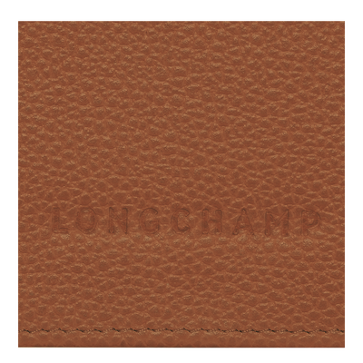 Le Foulonné Cartera continental grande, Caramelo
