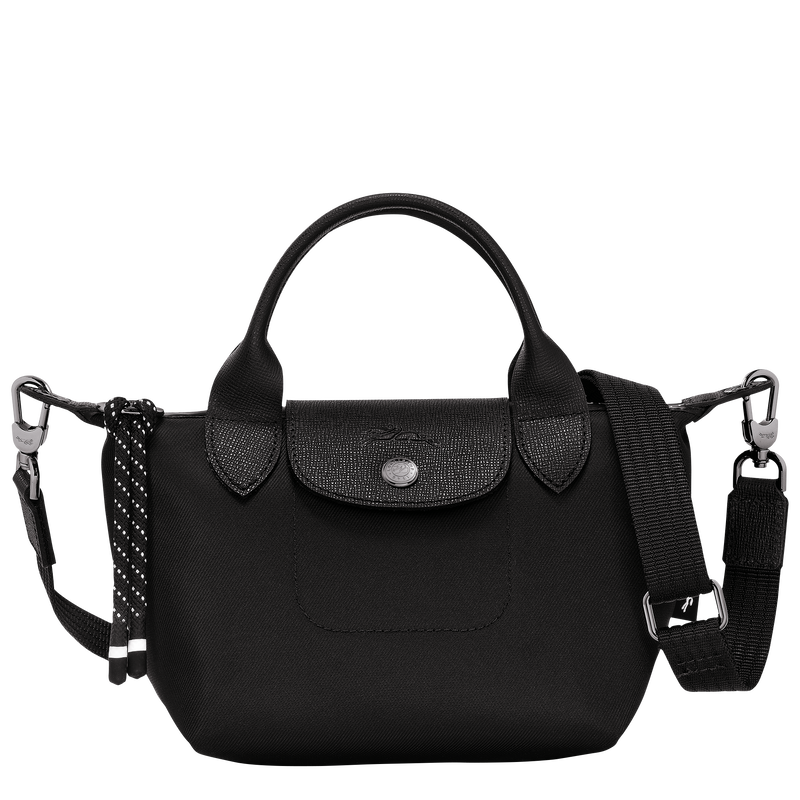 Le Pliage Energy XS Handbag , Black - Recycled canvas  - View 1 of  7