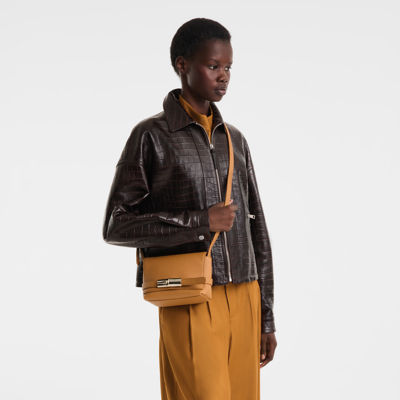 Le Smart S Crossbody bag Caramel - Leather | Longchamp US