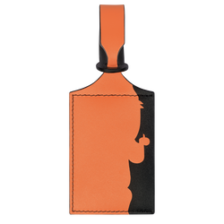 LGP Travel Luggage tag , Orange - Leather