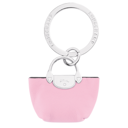 Le Pliage Cuir Key rings , Pink - Leather