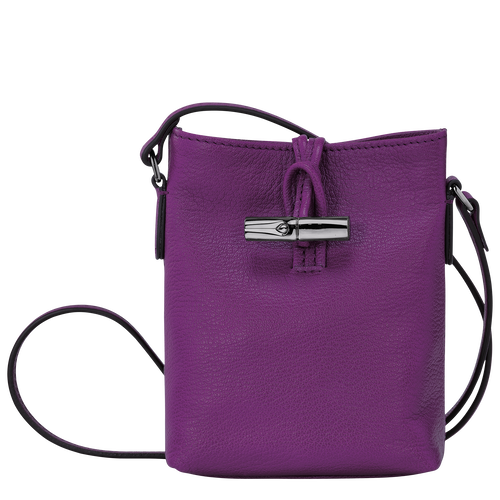 Le Roseau XS Crossbody bag , Violet - Leather - View 1 of  5