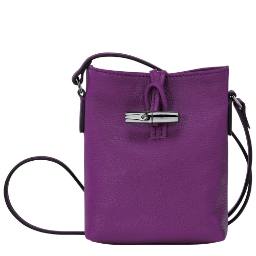 Roseau XS Crossbody bag , Violet - Leather - View 1 of  5