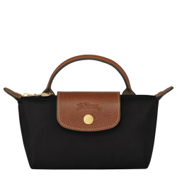 Le Pliage Original Bolso pequeño con asa , Lona reciclada - Negro