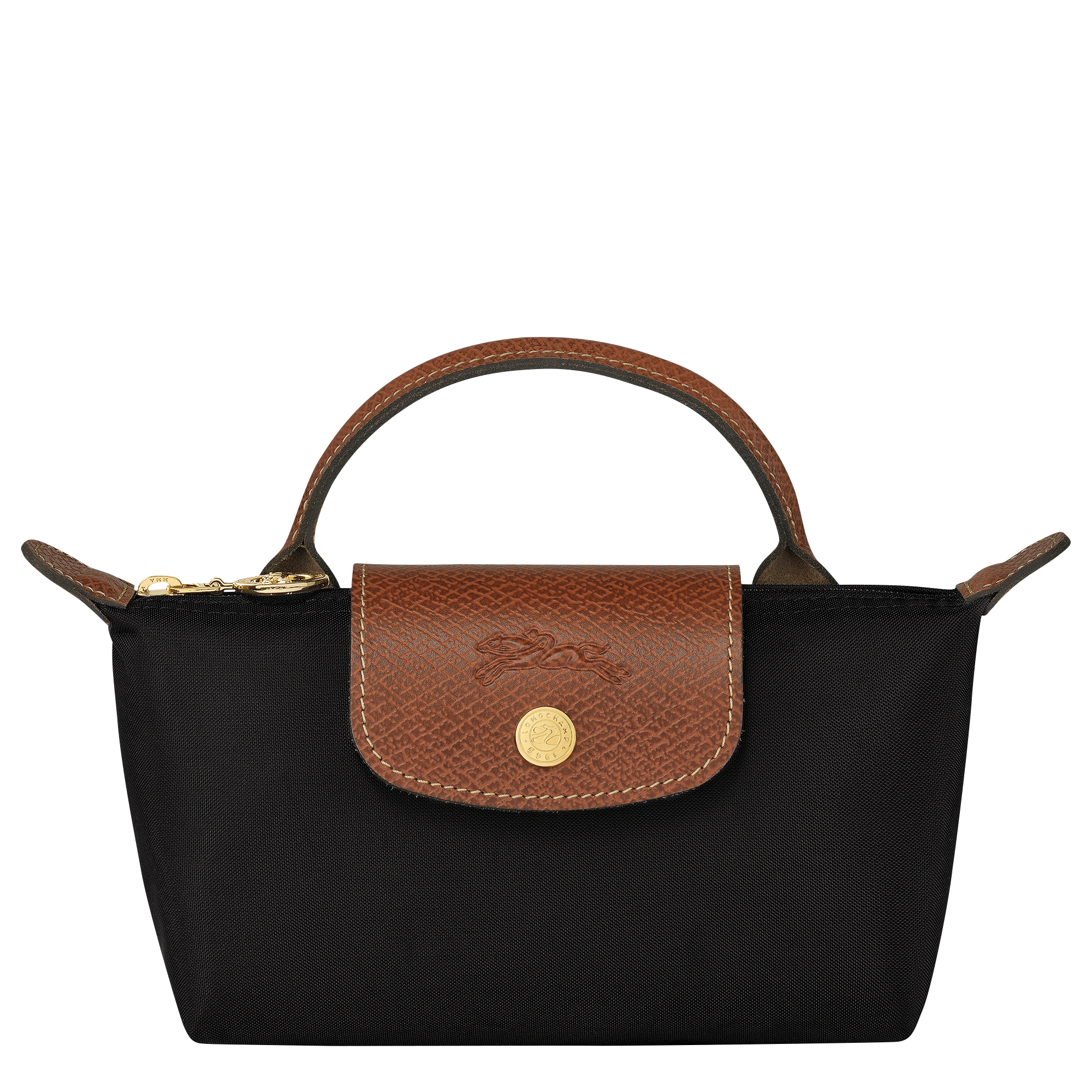 Le Pliage Original Pochette con manico,  Nero