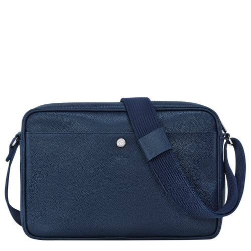 Le Foulonné M Camera bag , Navy - Leather - View 4 of  5