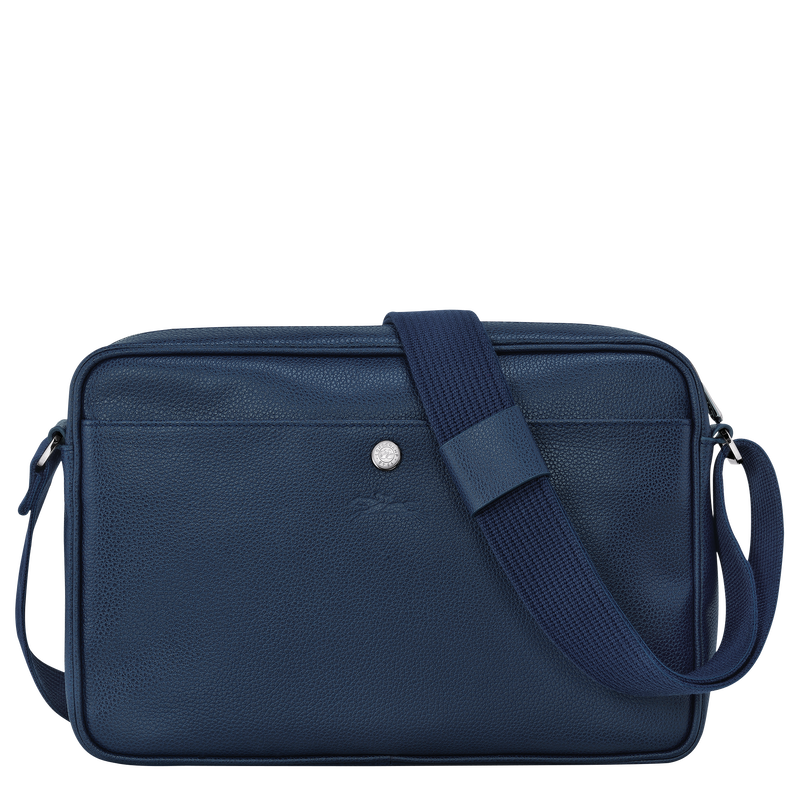 Le Foulonné M Camera bag , Navy - Leather  - View 4 of  5