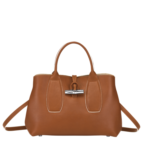 Roseau M Handbag , Cognac - Leather - View 1 of  6