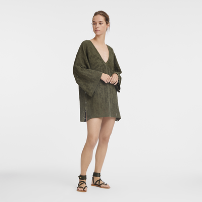 Tunic , Khaki - Knit