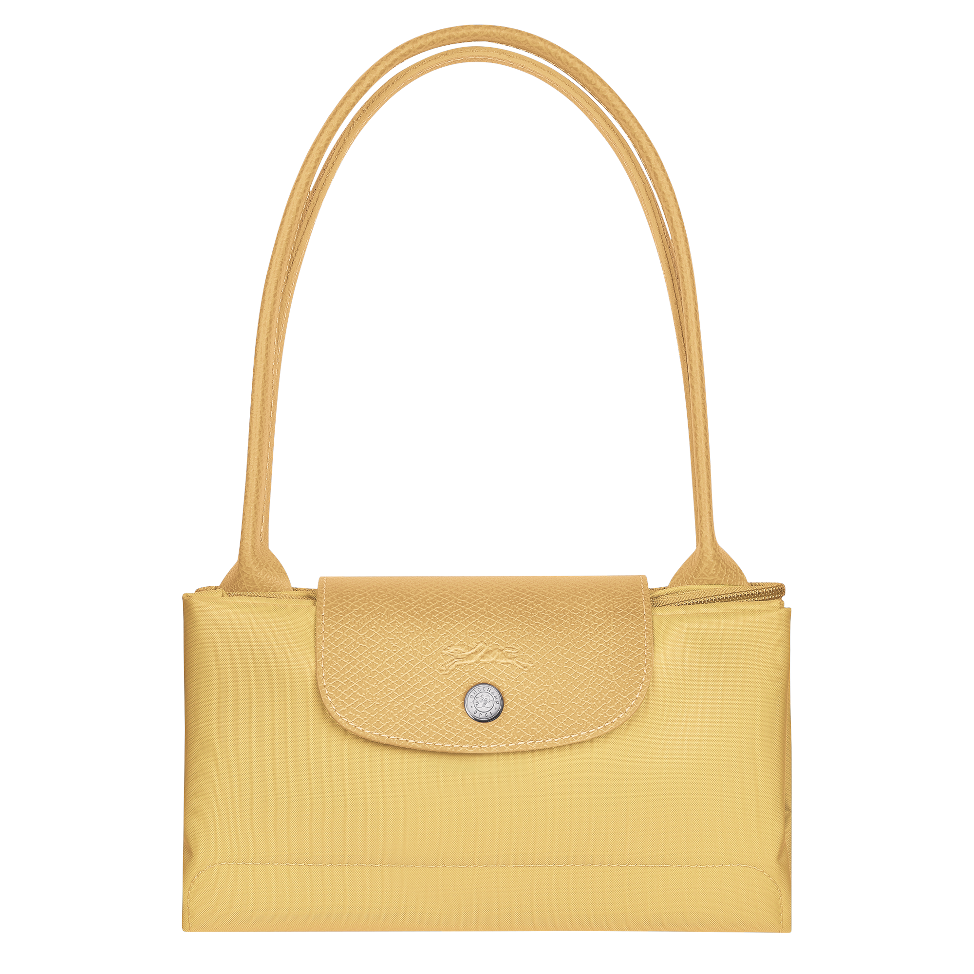 Longchamp pouch with handle in Wheat