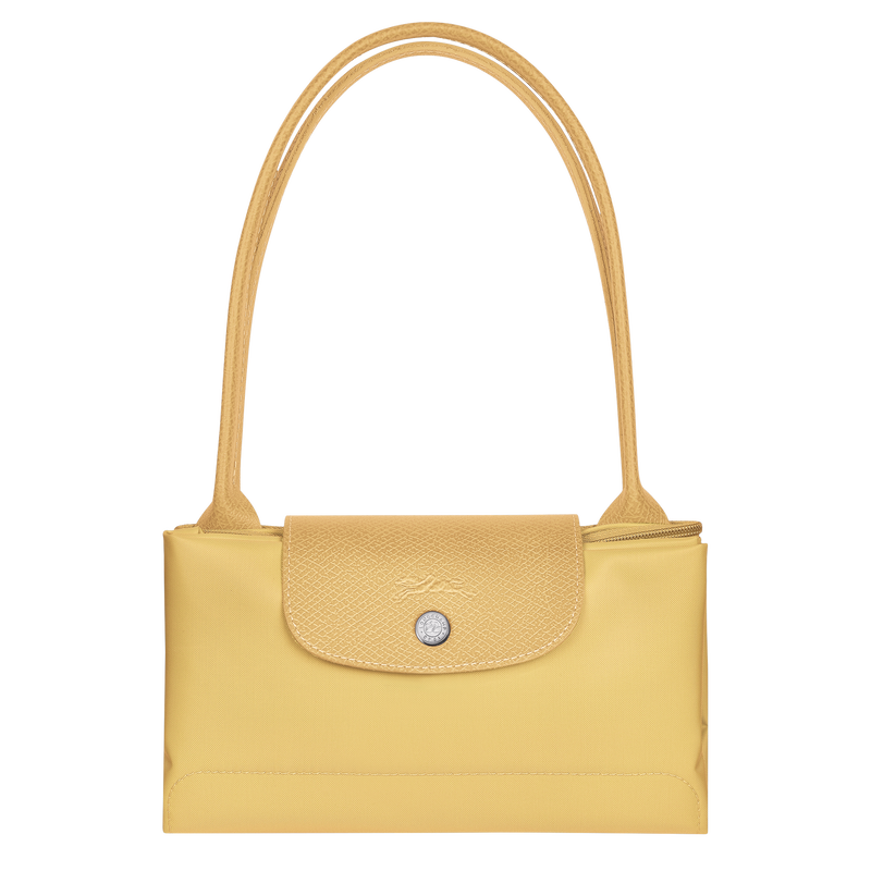 Le Pliage Green M Tote bag , Wheat - Recycled canvas  - View 4 of 4