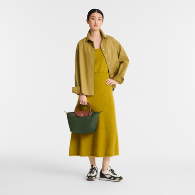 Le Pliage Original 手提包 S , 英式綠色 - 再生帆布