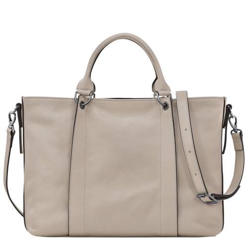 Handtasche L Longchamp 3D , Leder - Tonerde - Ansicht 4 von 5