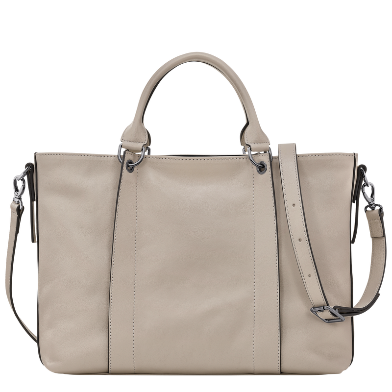 Handtasche L Longchamp 3D , Leder - Tonerde  - Ansicht 4 von 5