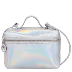 Le Pliage Collection XS Crossbody bag , Silver - Canvas