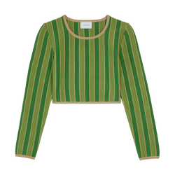 Top , Heritage Green - Fluid knit