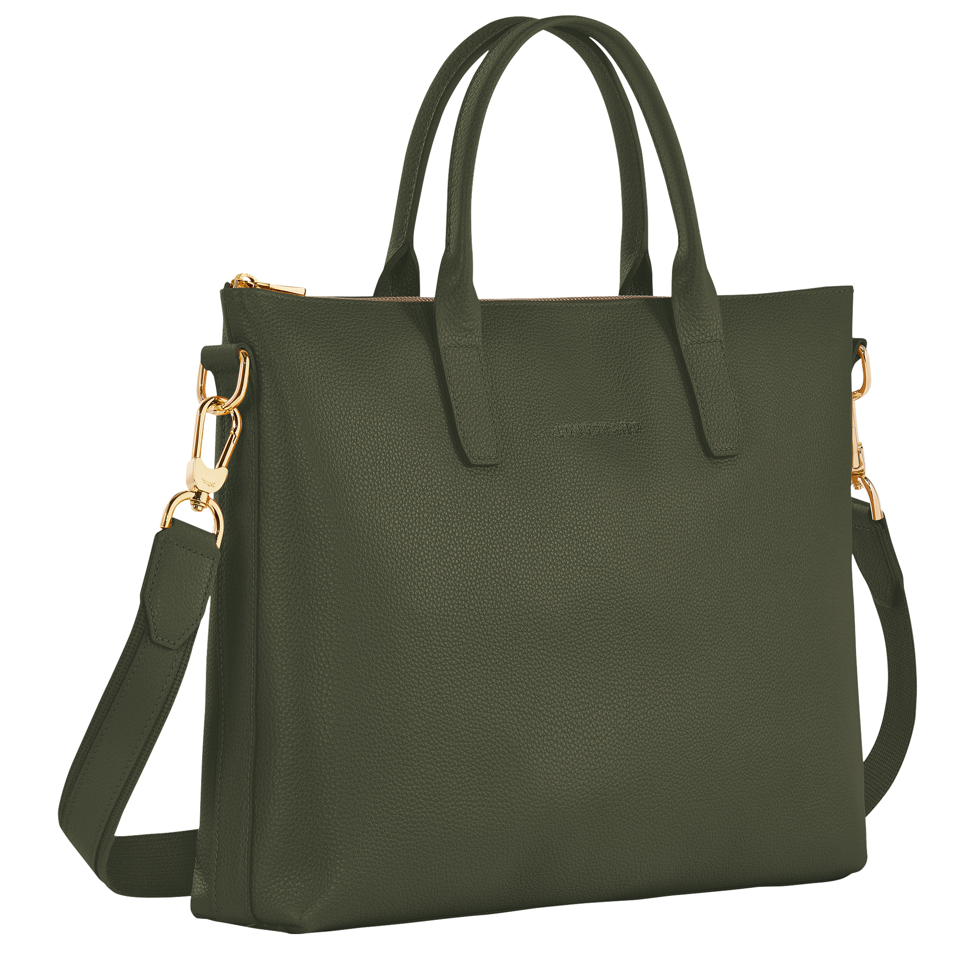 Le Foulonné Briefcase S, Khaki