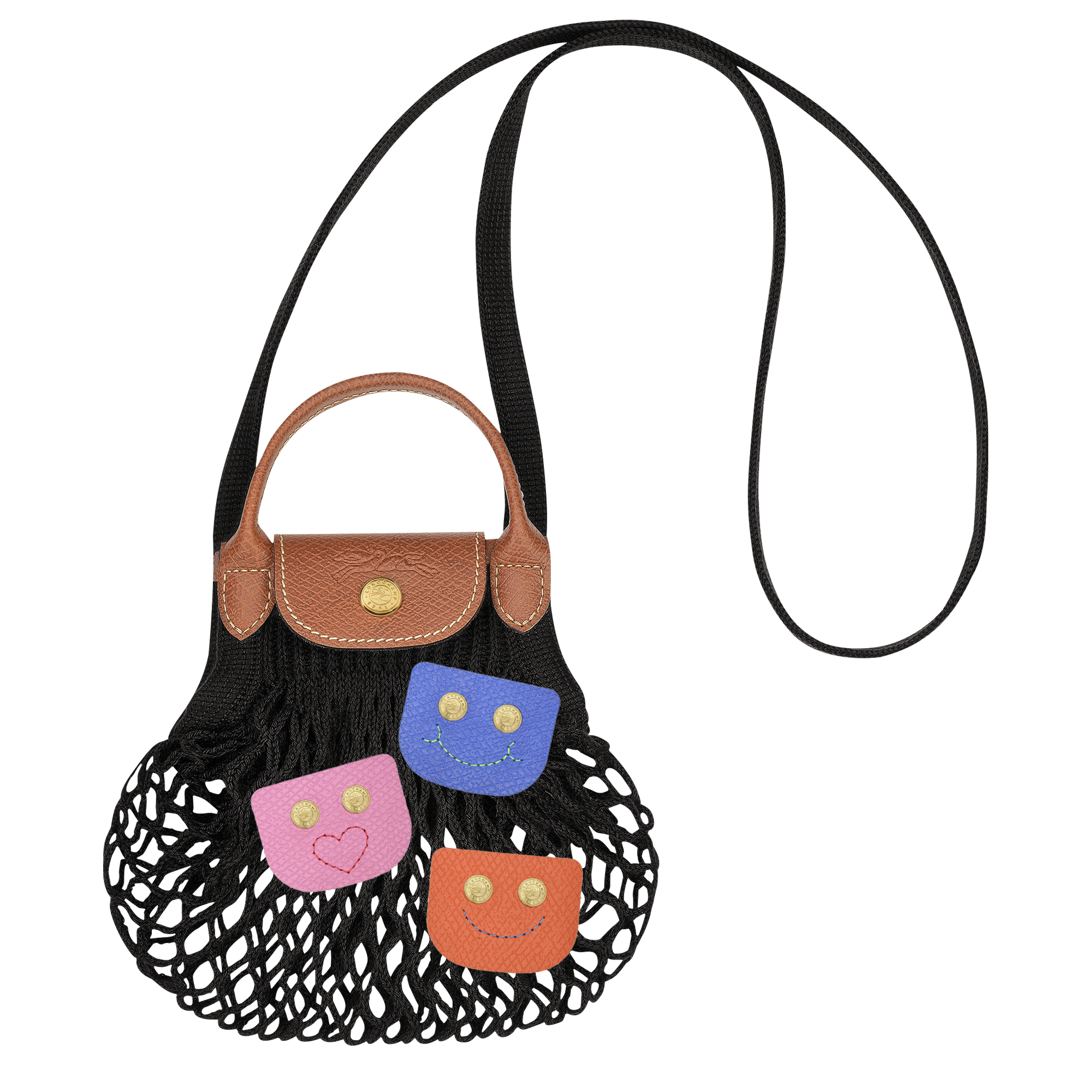 Le Pliage Filet Mesh bag XS, Black
