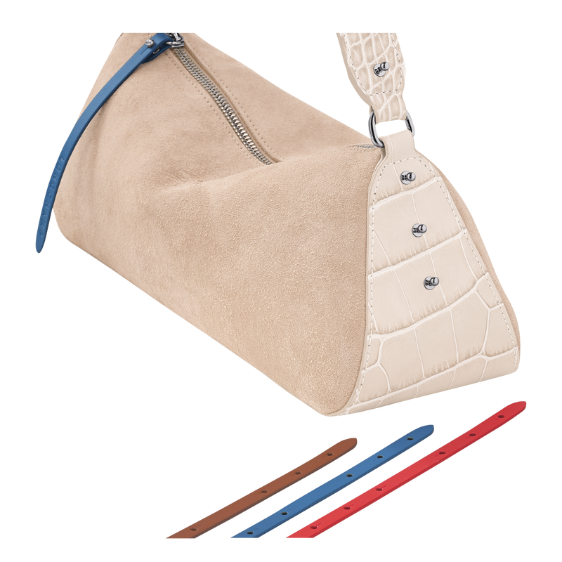Re-Play S Shoulder bag , Chalk - Leather  - View 4 of  4